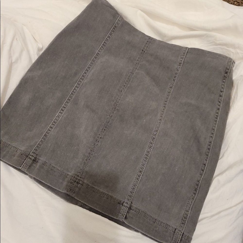 Free people size‎ 6 grey skirt